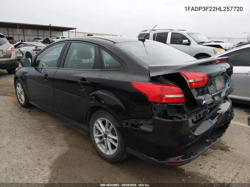 2017 FORD FOCUS VIN 1FADP3F22HL257720 — фото 3