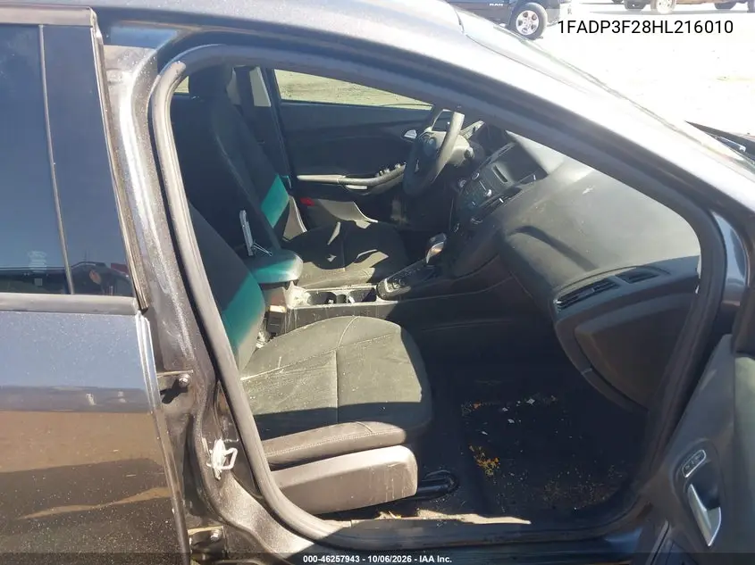 2017 FORD FOCUS VIN 1FADP3F28HL216010 — фото 5