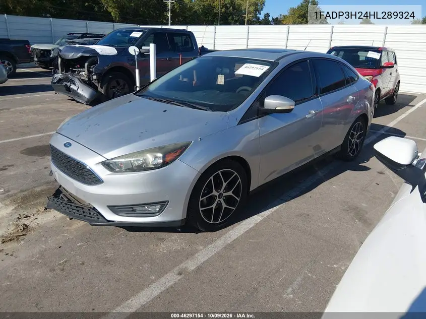 2017 FORD FOCUS VIN 1FADP3H24HL289324 — фото 2