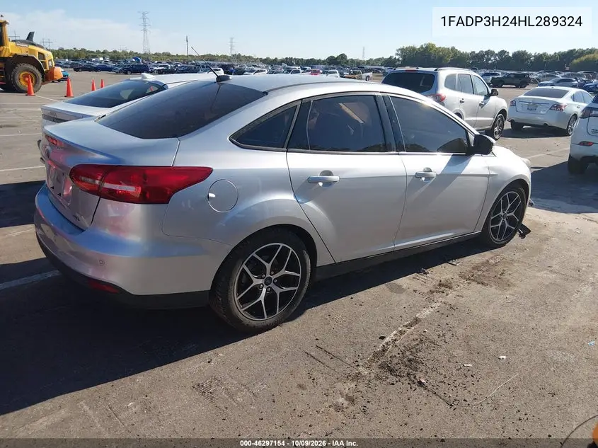 2017 FORD FOCUS VIN 1FADP3H24HL289324 — фото 4