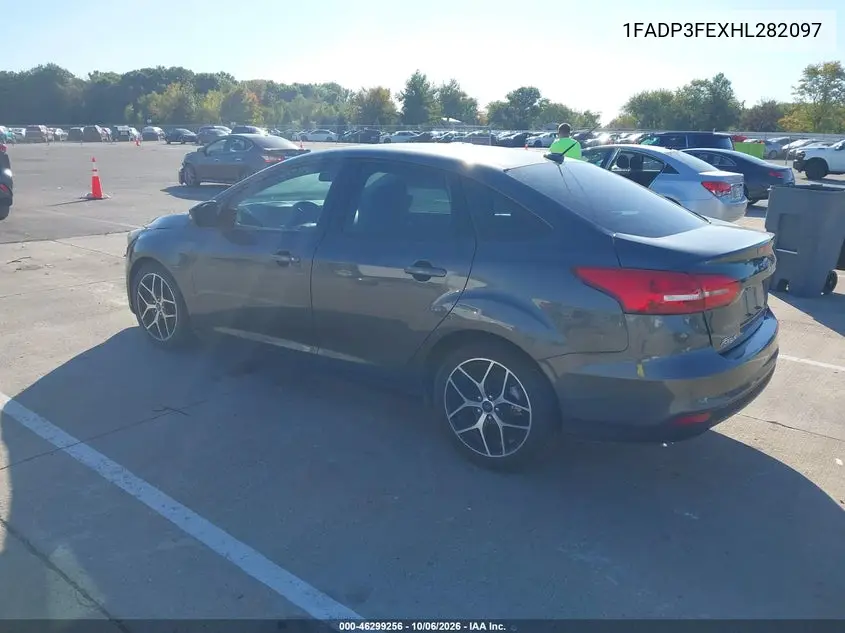 2017 FORD FOCUS VIN 1FADP3FEXHL282097 — фото 3