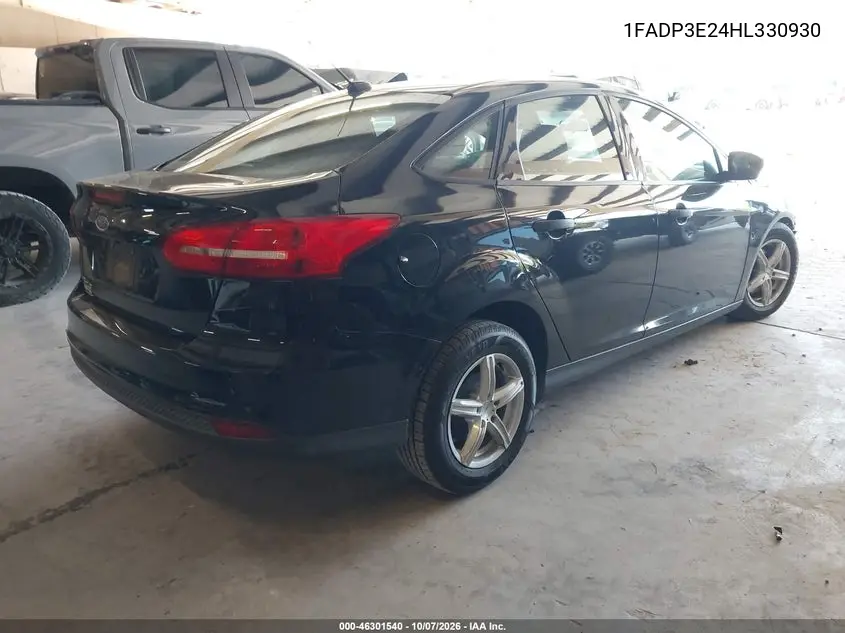 2017 FORD FOCUS VIN 1FADP3E24HL330930 — фото 4