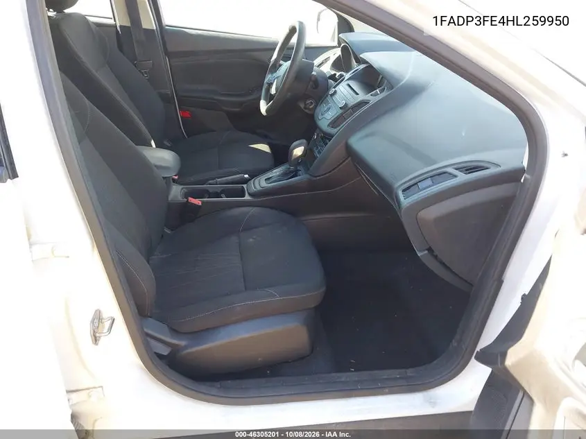 2017 FORD FOCUS VIN 1FADP3FE4HL259950 — фото 5