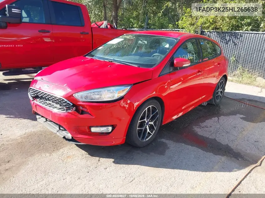 2017 FORD FOCUS VIN 1FADP3K25HL265638 — фото 2