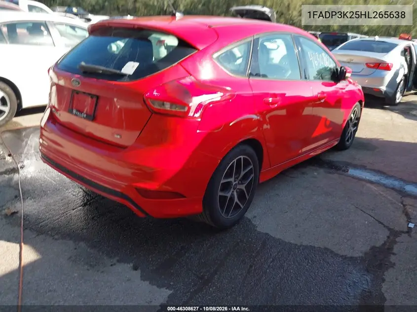 2017 FORD FOCUS VIN 1FADP3K25HL265638 — фото 4