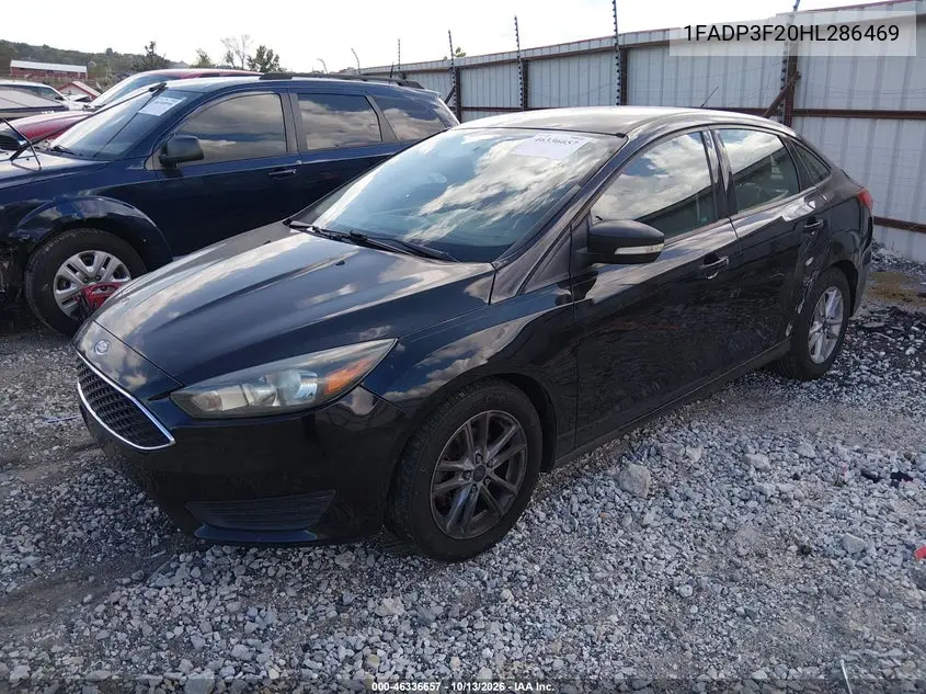 2017 FORD FOCUS VIN 1FADP3F20HL286469 — фото 2