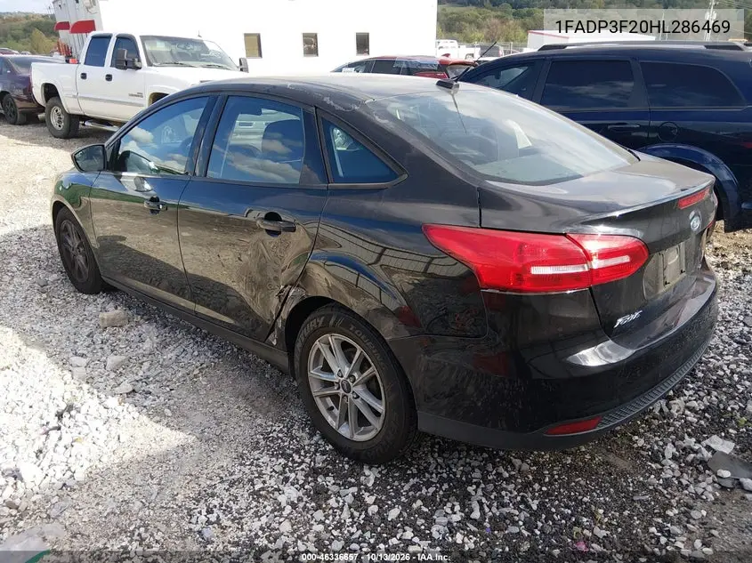 2017 FORD FOCUS VIN 1FADP3F20HL286469 — фото 3
