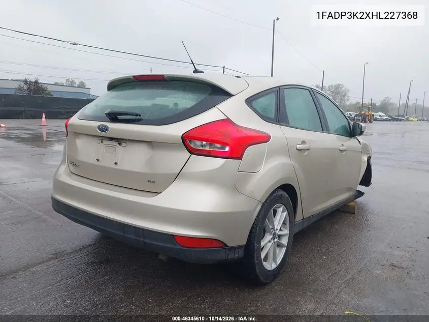 2017 FORD FOCUS VIN 1FADP3K2XHL227368 — фото 4