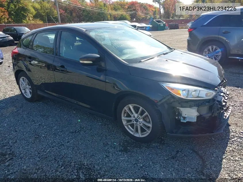 FORD FOCUS 2017, VIN 1FADP3K23HL234226