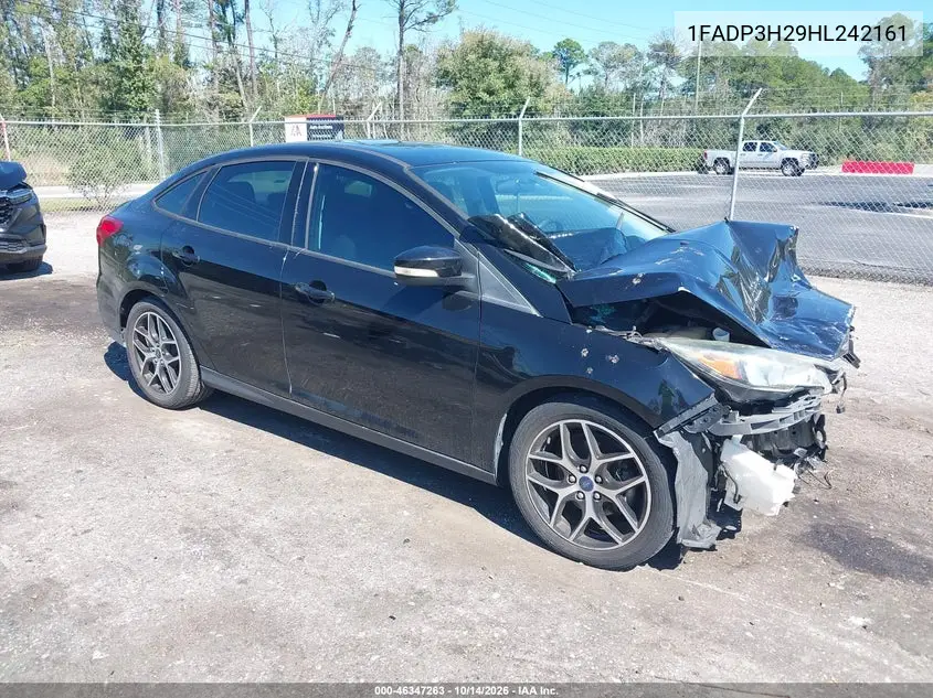 FORD FOCUS 2017, VIN 1FADP3H29HL242161