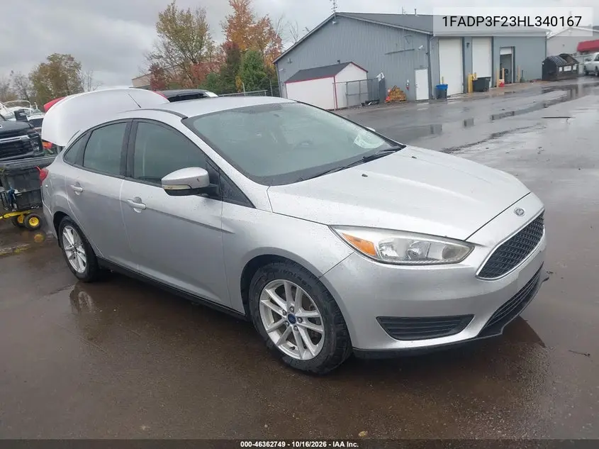 FORD FOCUS 2017, VIN 1FADP3F23HL340167