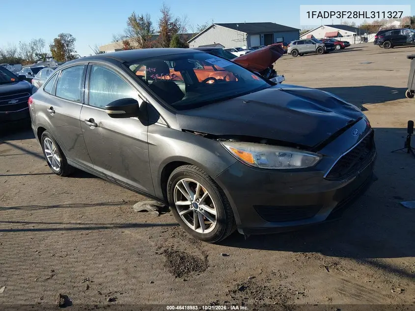 FORD FOCUS 2017, VIN 1FADP3F28HL311327