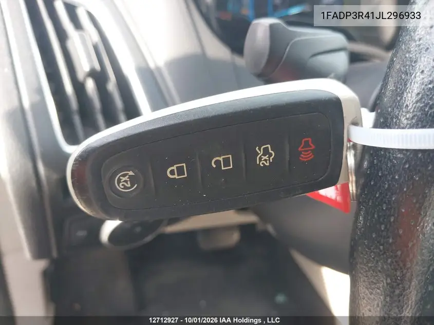2018 FORD FOCUS VIN 1FADP3R41JL296933 — фото 11