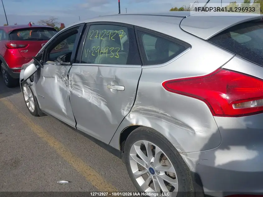 2018 FORD FOCUS VIN 1FADP3R41JL296933 — фото 12
