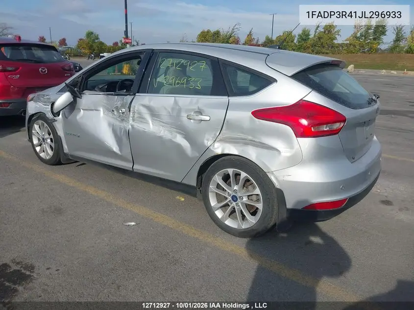 2018 FORD FOCUS VIN 1FADP3R41JL296933 — фото 3
