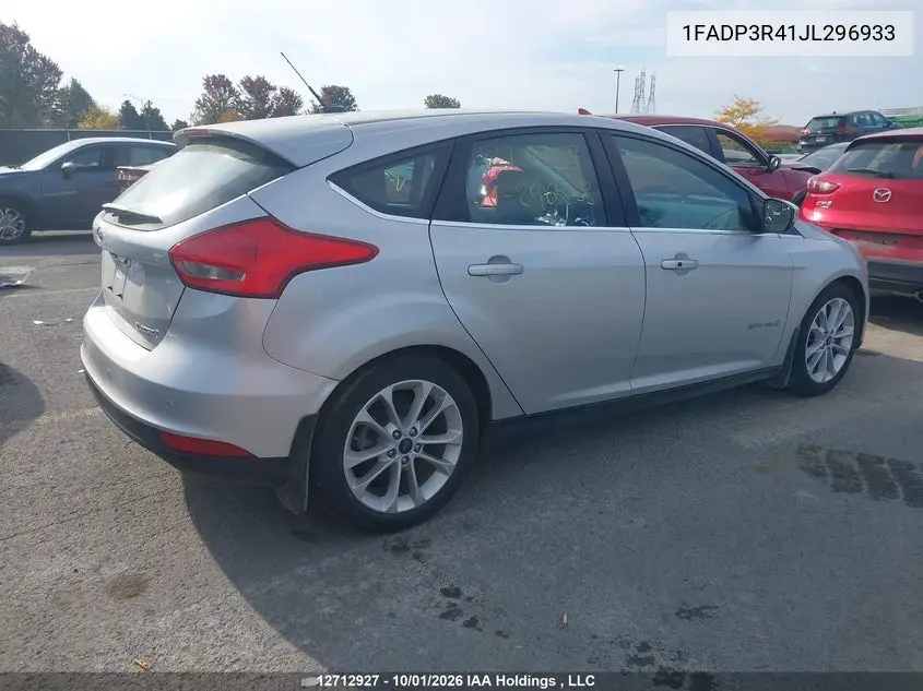 2018 FORD FOCUS VIN 1FADP3R41JL296933 — фото 4