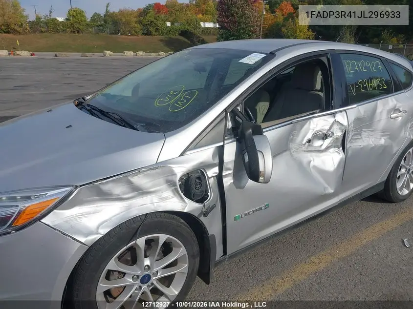 2018 FORD FOCUS VIN 1FADP3R41JL296933 — фото 6