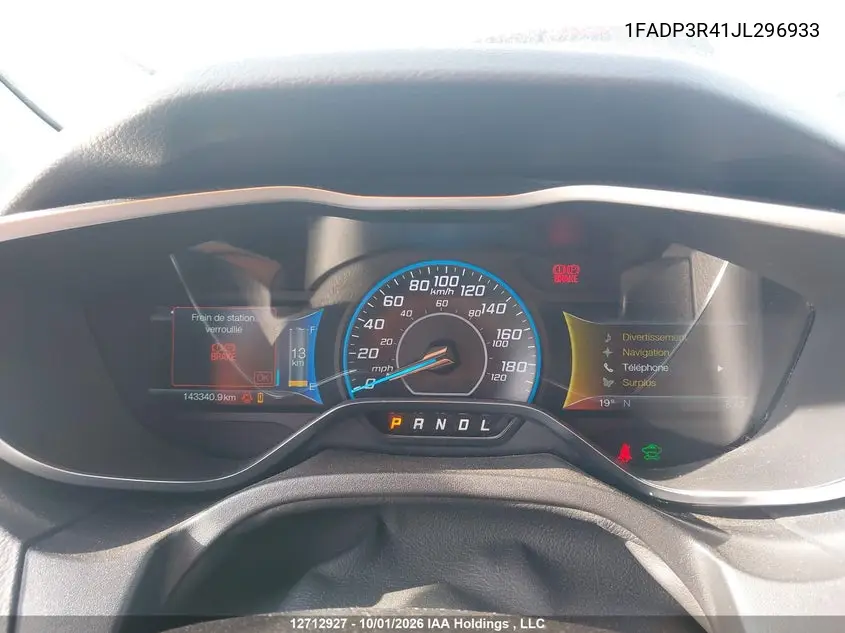 2018 FORD FOCUS VIN 1FADP3R41JL296933 — фото 7