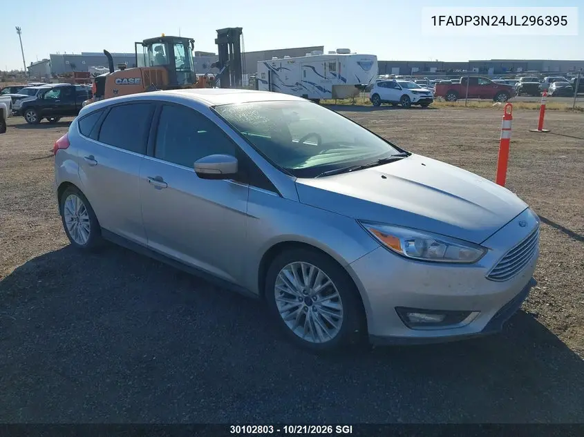 FORD FOCUS 2018, VIN 1FADP3N24JL296395