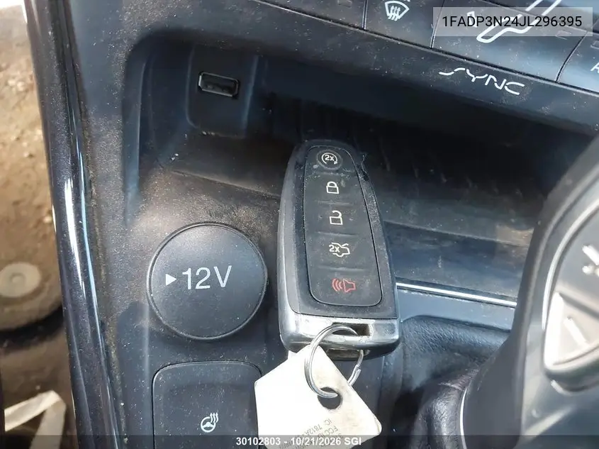 2018 FORD FOCUS VIN 1FADP3N24JL296395 — фото 11