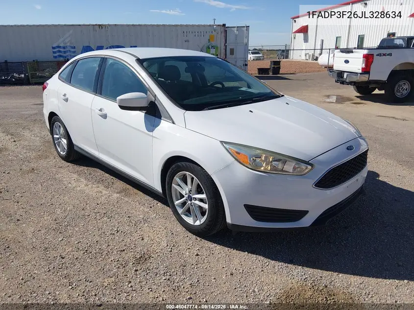 FORD FOCUS 2018, VIN 1FADP3F26JL328634