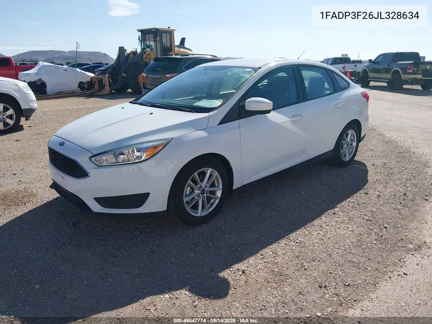 2018 FORD FOCUS VIN 1FADP3F26JL328634 — фото 2