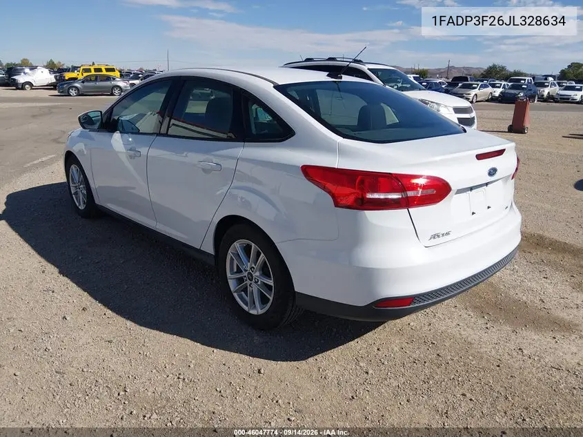 2018 FORD FOCUS VIN 1FADP3F26JL328634 — фото 3