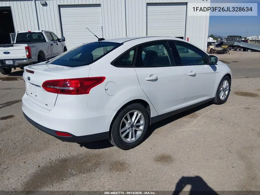 2018 FORD FOCUS VIN 1FADP3F26JL328634 — фото 4