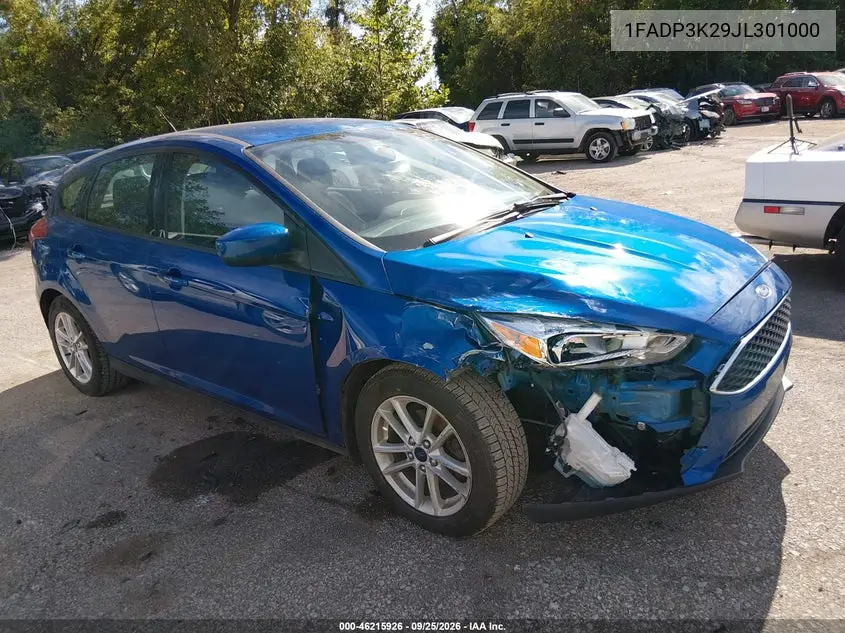 FORD FOCUS 2018, VIN 1FADP3K29JL301000