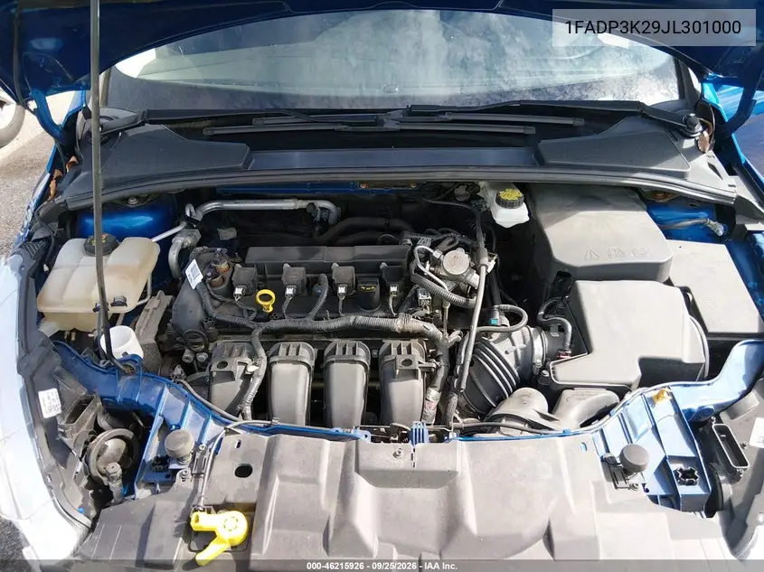 2018 FORD FOCUS VIN 1FADP3K29JL301000 — фото 10