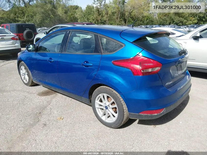 2018 FORD FOCUS VIN 1FADP3K29JL301000 — фото 3