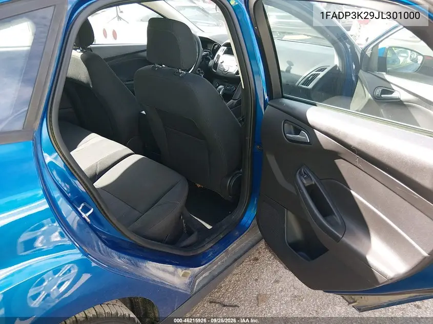 2018 FORD FOCUS VIN 1FADP3K29JL301000 — фото 8