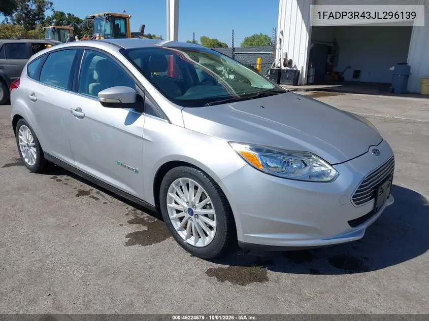FORD FOCUS 2018, VIN 1FADP3R43JL296139