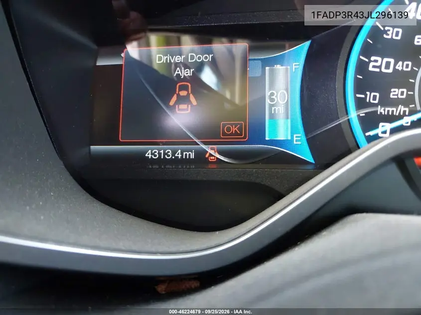 2018 FORD FOCUS VIN 1FADP3R43JL296139 — фото 18