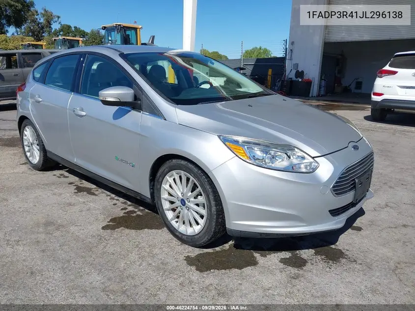 FORD FOCUS 2018, VIN 1FADP3R41JL296138