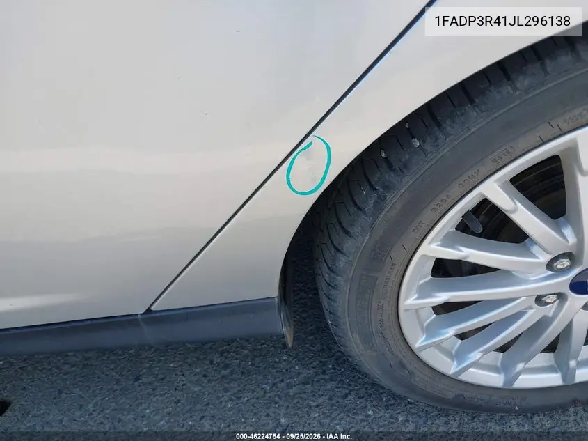2018 FORD FOCUS VIN 1FADP3R41JL296138 — фото 12
