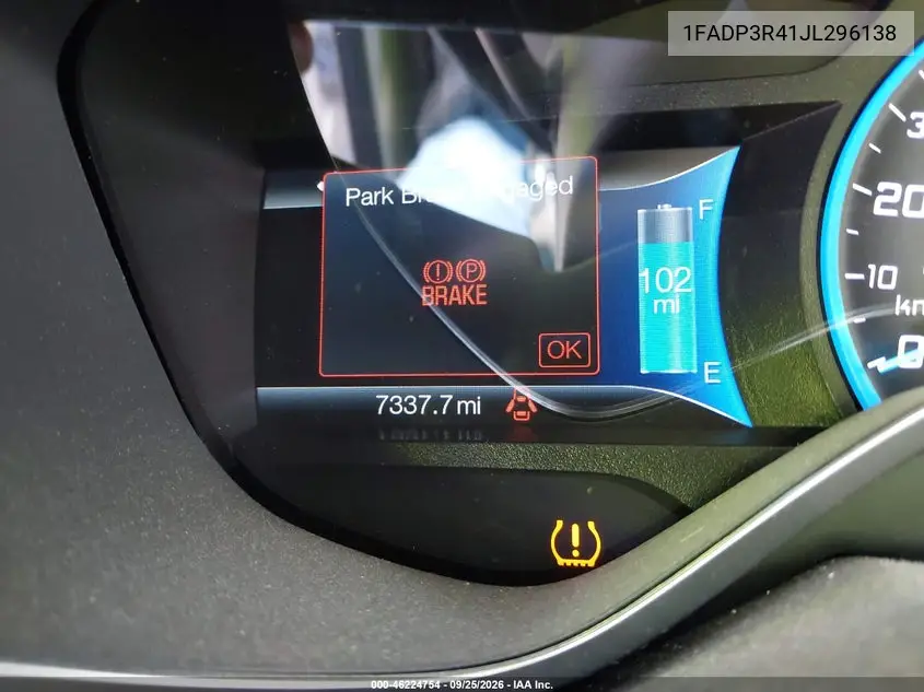 2018 FORD FOCUS VIN 1FADP3R41JL296138 — фото 17