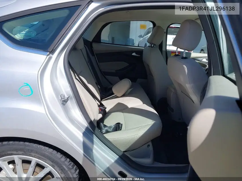 2018 FORD FOCUS VIN 1FADP3R41JL296138 — фото 8