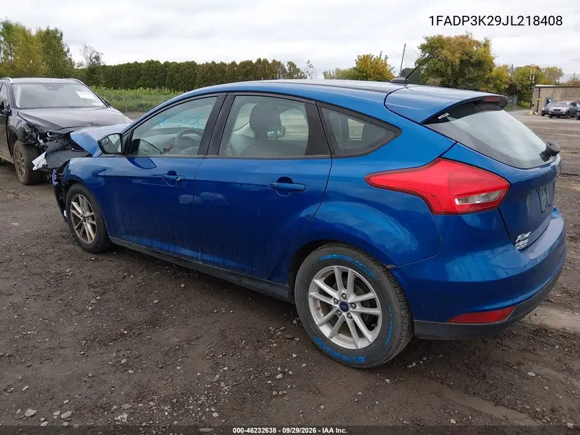 2018 FORD FOCUS VIN 1FADP3K29JL218408 — фото 3