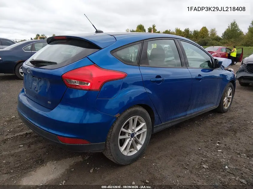 2018 FORD FOCUS VIN 1FADP3K29JL218408 — фото 4