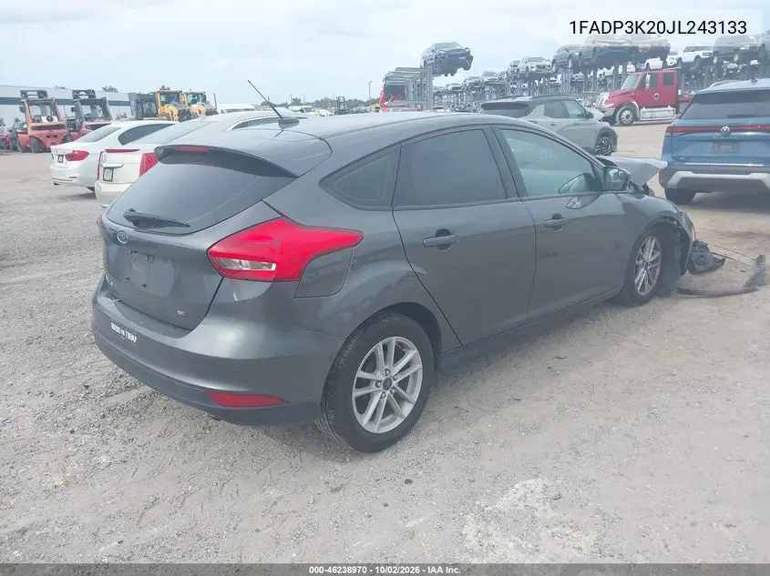 2018 FORD FOCUS VIN 1FADP3K20JL243133 — фото 4
