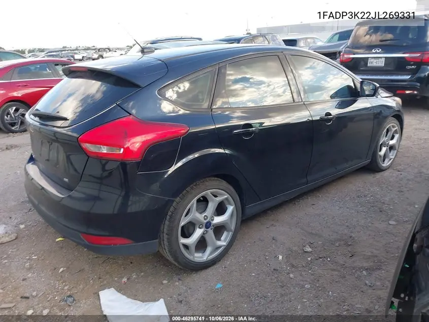 2018 FORD FOCUS VIN 1FADP3K22JL269331 — фото 4