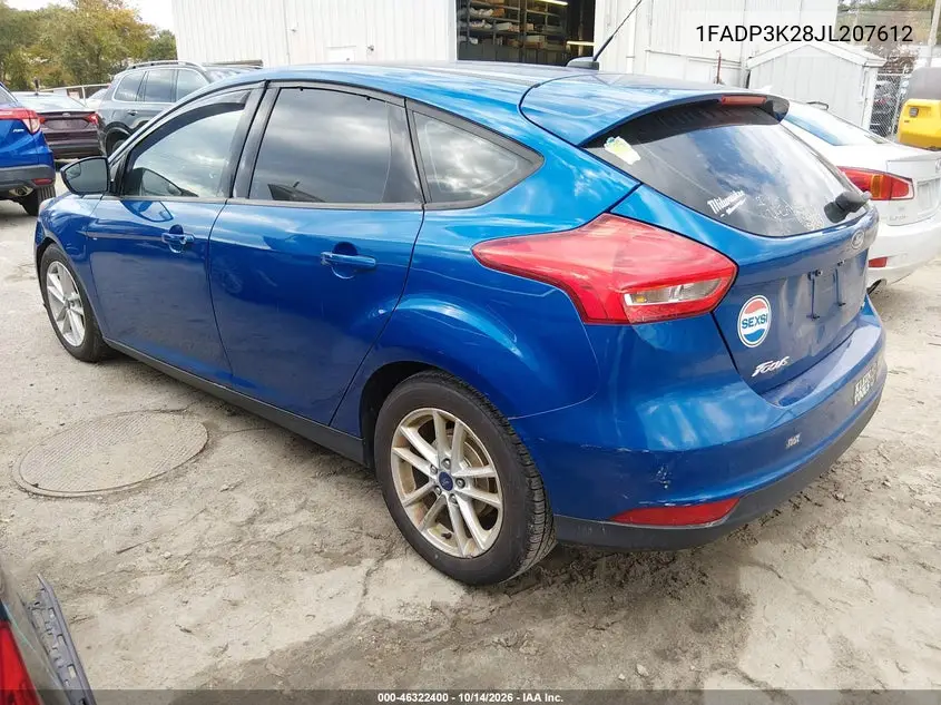 2018 FORD FOCUS VIN 1FADP3K28JL207612 — фото 3