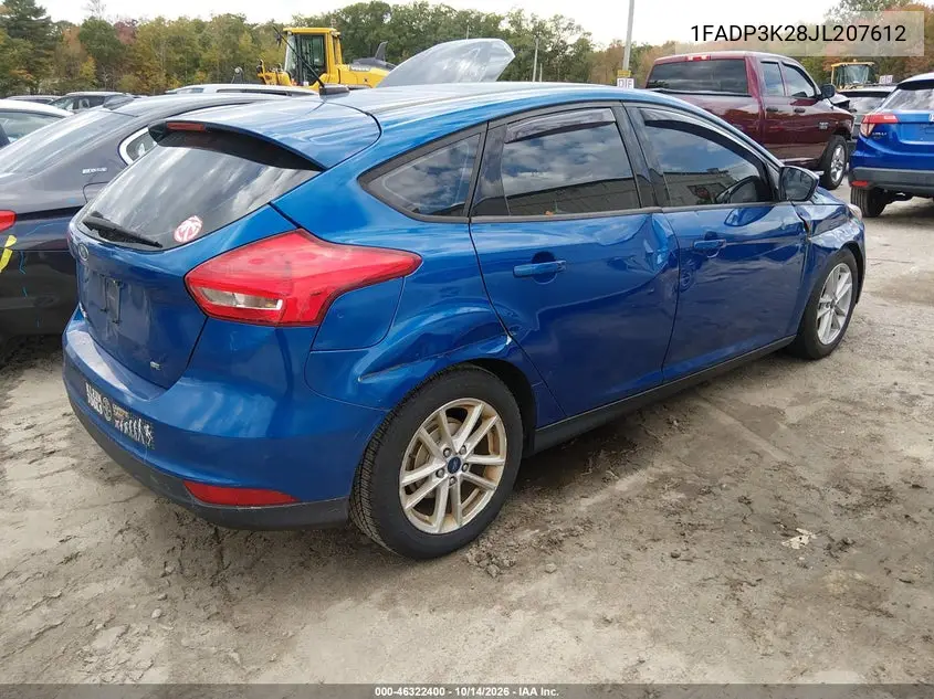 2018 FORD FOCUS VIN 1FADP3K28JL207612 — фото 4