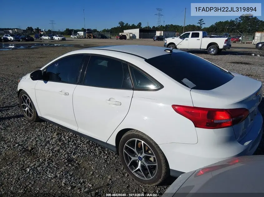 2018 FORD FOCUS VIN 1FADP3H22JL319894 — фото 3