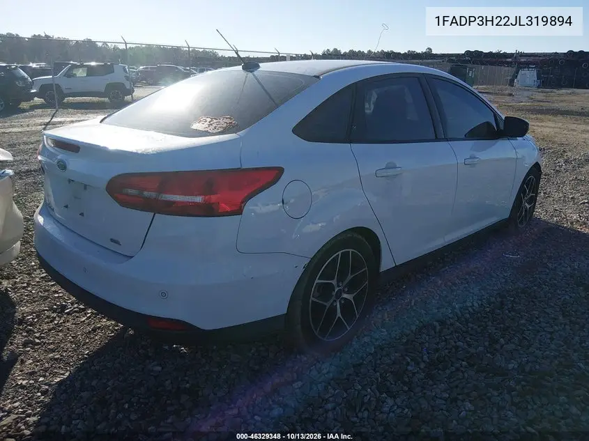 2018 FORD FOCUS VIN 1FADP3H22JL319894 — фото 4