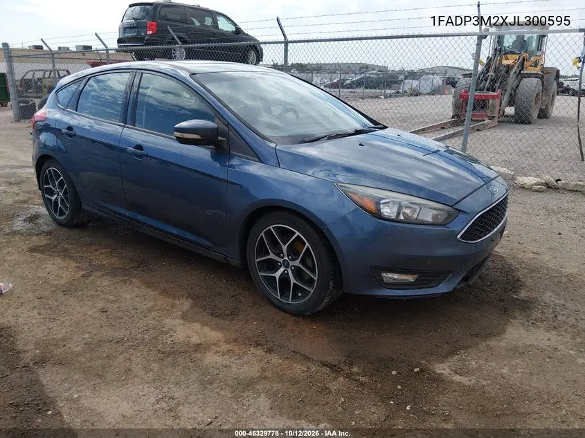 FORD FOCUS 2018, VIN 1FADP3M2XJL300595