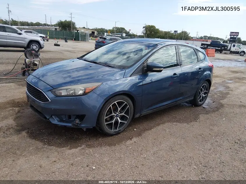 2018 FORD FOCUS VIN 1FADP3M2XJL300595 — фото 2