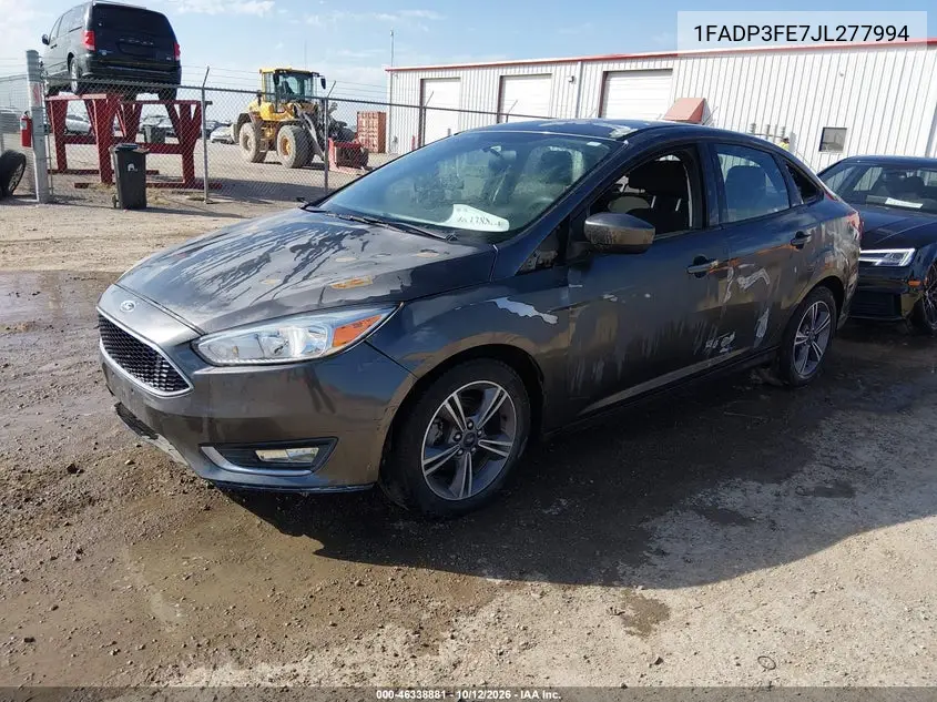 2018 FORD FOCUS VIN 1FADP3FE7JL277994 — фото 2