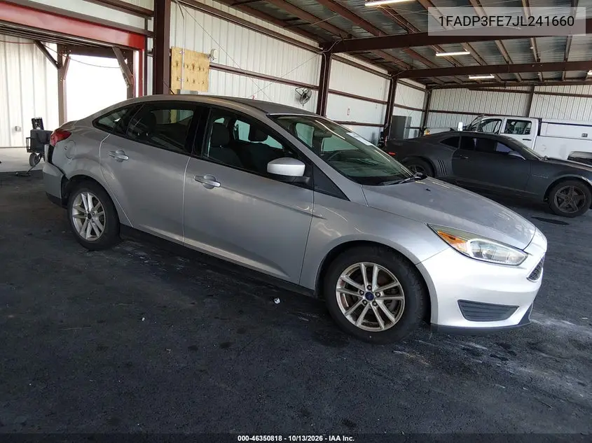FORD FOCUS 2018, VIN 1FADP3FE7JL241660